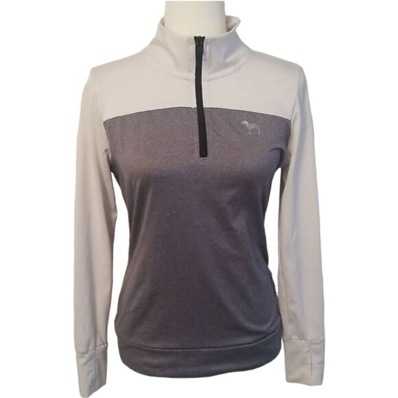 Victoria Secret Ultimate Quarter Zip Top SZ Small - Picture 1 of 6